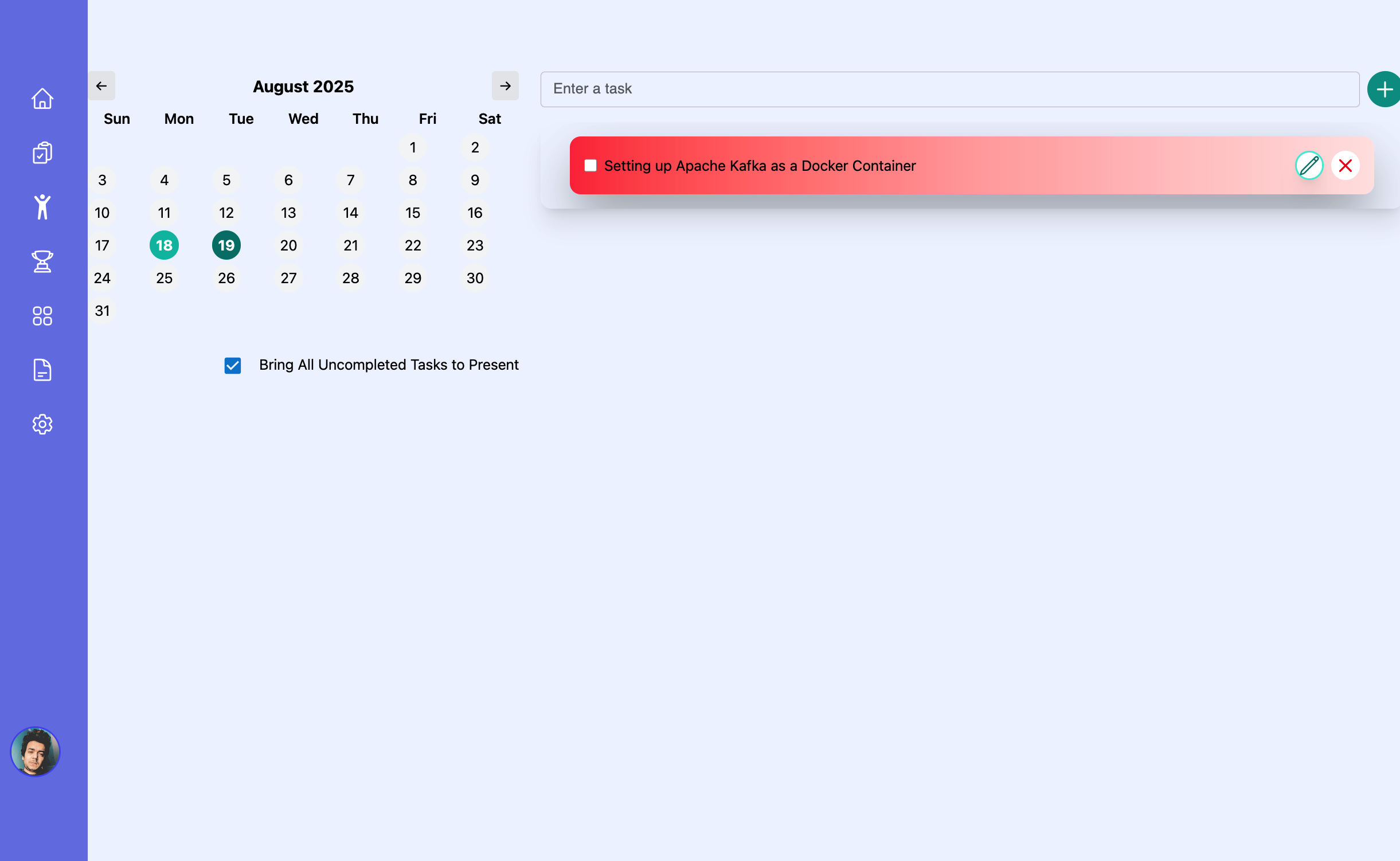 Task page